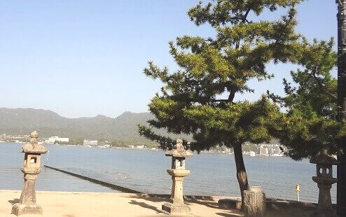 厳島神社近辺の景色
