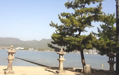 厳島神社近辺の景色
